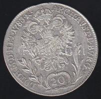 Ausztria/magyar verdejel 1783B 20Kr Ag II.József T:2-/3 kis ph