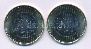 2023. 200Ft bimetál "Petőfi Sándor" (2x) T:UNC,AU