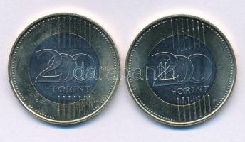2023. 200Ft bimetál "Petőfi Sándor" (2x) T:UNC,AU