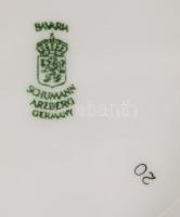 Arzberg 3 darab rózsamintás kínáló, jelzett, hibátlan, d: 20 cm