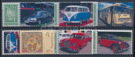 2024 6 klf megszemélyesített bélyeg - régi autók