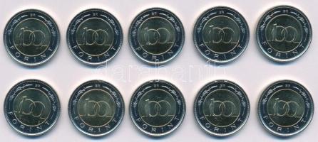 2022. 100Ft bimetál "Pénzmúzeum" (10x) T:UNC,AU