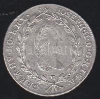 Ausztria/magyar verdejel 1787B 20Kr Ag II.József T:2/3+