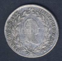 Ausztria/magyar verdejel 1787B 20Kr Ag II.József T:2-/3