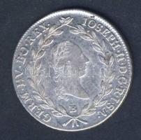 Ausztria/magyar verdejel 1787B 20Kr Ag II.József T:2/3