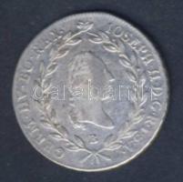 Ausztria/magyar verdejel 1787B 20Kr Ag II.József T:2/3