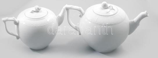 Herendi 2 darab kiöntő. Jelzés nélkül, fehér, m: 13-14 cm