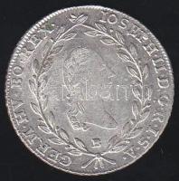 Ausztria/magyar verdejel 1787B 20Kr Ag II.József T:2/3+