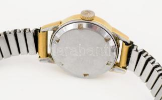 Omegea Seamaster női kézi felhúzós karóra. Jelzett, működik, fém szíjjal. d: 20 mm