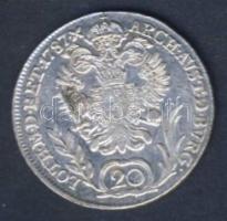 Ausztria/magyar verdejel 1787B 20Kr Ag II.József T:2/3