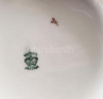 Victoria Austria 3 darabos historizáló szervírozó szett, jelzett, kopással, m: 20 cm alatt