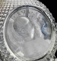 Habsburg királyi család tagjait ábrázoló üveg. Sisi, Ferenc József, Ferenc Ferdinánd, Chotek Zsófia ...