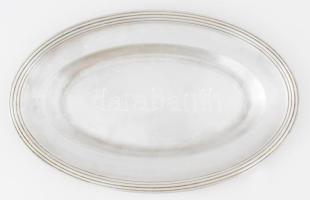 Christoffle alpakka tálca. Jelzett 35x22 cm