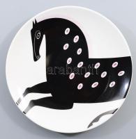 Lomonosov "The Night" dísztányér, jelzett, hibátlan, d: 20 cm