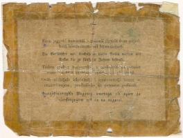 1848. 10Ft "Kossuth bankó" "RI. 8718 31" T:G, anyaghiány, szakadás, szélei körbe...