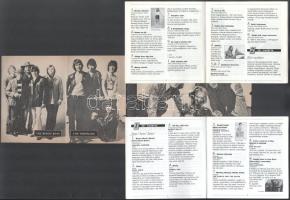 Ritmus Rébusz, az 1971-es Füles évkönyv melléklete, a címlapon Zalatnay Sarolta, benne további zenei...