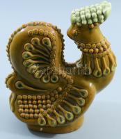 Vinogradovi kerámia tűzmadár, jelzés nélkül, hibátlan, m: 23,5 cm