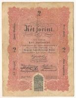 1848. 2Ft "Kossuth bankó", "NS 52077" T:F,VG Adamo G106