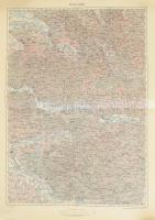 1939 Lugos (Lugoj) és Orsova, 2 db nagyméretű térkép, 1 : 200.000, Wien, Militärgeographisches Insti...