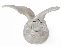 Alumínium turul szobor, m: 19 cm