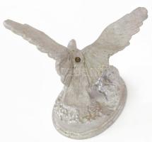 Alumínium turul szobor, m: 19 cm