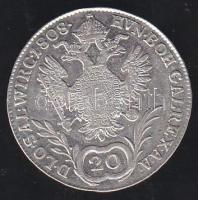 Ausztria 1808A 20Kr Ag II.Ferenc T:2/3