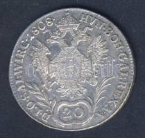 Ausztria 1808A 20Kr Ag II.Ferenc T:2/3