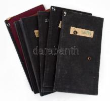 1951-1953, 7 darab Szegedi Pedagógia Főiskola leckekönyv