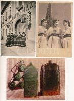 21 db MODERN motívum képeslap: népművészet / 21 MODERN motive postcards: folklore