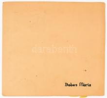 Dobos Mária (1930-40 körül): 75 db kis méretű rajz (Figurák, meseillusztrációk stb.). Ceruza, papír....