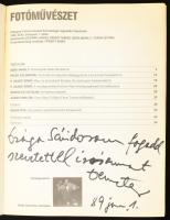 1989 Fotóművészet folyóirat 1989/1 száma. Főszerk.: Féner Tamás. A művész, Balla Demeter (1931-2017)...