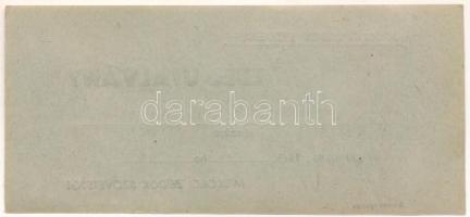 1945. "Miskolci Zsidók Szövetsége - Ebéd-utalvány" kitöltetlen, "Steiner nyomda"...