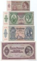 1936-1945. 5P - 100P (4xklf) T:F, szép papír