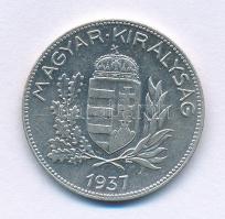 1937. 1P Ag T:AU,XF kis patina Adamo P6