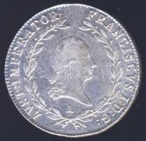 Ausztria 1815A 20Kr Ag II.Ferenc T:2/3+