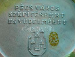 ~2000. "Zsolnay Városszépítő Városvédő Emlékérem / Pécs Város Szépítéséért és Védelméért" ...