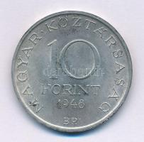 1948. 10Ft Ag "Széchenyi" T:AU,XF patina Adamo EM2