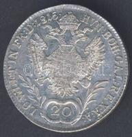 Ausztria 1815A 20Kr Ag II.Ferenc T:2/3 k