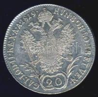 Ausztria 1819A 20Kr Ag II.Ferenc T:2/3