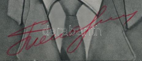 Pavel Romanovics Popovics (1930-2009) szovjet űrhajós aláírása őt ábrázoló fotón /

Signature of P...