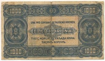 1923. 1000K "B 60 608358", nyomdahely jelölés nélkül T:F kis beszakadás
Adamo K37