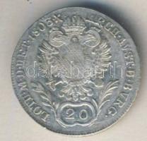 Ausztria/magyar verdejel 1803B 20Kr Ag II.Ferenc T:2/3 k