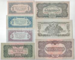 1944. 1P-100P "A Vöröshadsereg Parancsnoksága" (7xklf) T:XF-F