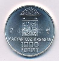 1994. 1000Ft Ag "XXVI. Nyári Olimpia - Atlanta" kapszulában, tanúsítvánnyal T:BU Adamo EM137