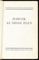 Tomor László: Harcok az orosz égen. A repülő ember I. köt. Bp.,[1942], Magyar Repülő Sajtóvállalat-Stádium, 162 p.+8 (fekete-fehér képtáblával) t. A mű szerepel az 1945-ben az Ideiglenes Nemzeti Kormány által betiltott fasiszta, és szovjetellenes könyvek listáján. Kiadói félvászon-kötés, kopott, foltos borítóval, sérült kötéssel (a könyvtest részben elvált a borítótól.