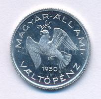 1950. 10f Al próbaveret "MÁV - Magyar Állami Váltópénz" T:UNC,AU / Hungary 1950. 10 Fillér Al "MÁV - Magyar Állami Váltópénz" trial strike C:UNC,AU Adamo F3