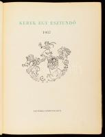 Kerek egy esztendő 1957. Szerk.: Enczi Endre, Domokos Mátyás. Bp.,1956, Ifjúsági. Kiadói illusztrált...