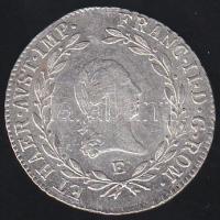 Ausztria/magyar verdejel 1805E 20Kr Ag II.Ferenc T:2/3+