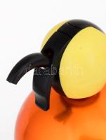 Vintage gömb alakú design szódásszifon, kopással, 2 literes, m: 25 cm