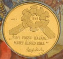 1998. 50f-200Ft (10xklf) forgalmi sor + 1998. 100Ft alpakka "1848-1849. Szabadságharc 150. évfo...